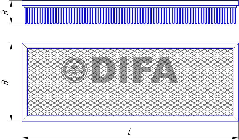 Фильтр салона МТЗ-2022/3022/2822/3522/2522 DIFA 4702 — изображение 4