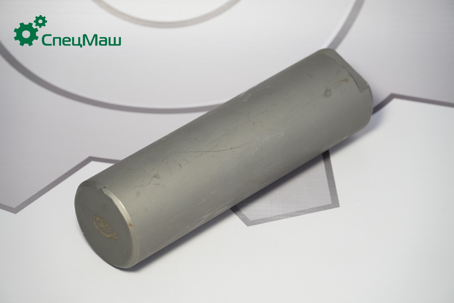 Палец ушка УПАКОВКА 2 шт задней рессоры ТЕФЛОН МАЗ (L=50*175 мм) СПЕЦМАШ 500А-2912478 — изображение 2