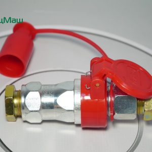 Муфта разрыв.К-Т М16(М22)*1,5 пневмошлангов в к-кте с переход.(КРАСНЫЕ) СПЕЦМАШ У.036.57.000-10