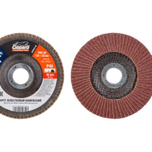 Круг лепестковый 125*22мм P40 конич. GEPARD GP5015-40