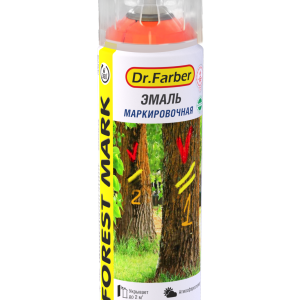 Эмаль-аэрозоль маркиров MAV Dr.Farber Forest Mark Smart флуоресцентная оран 650мл