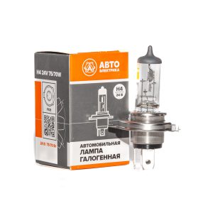 Автолампа Н4 24В галогенная 24-75/70 P43t AVTOELECTRICA