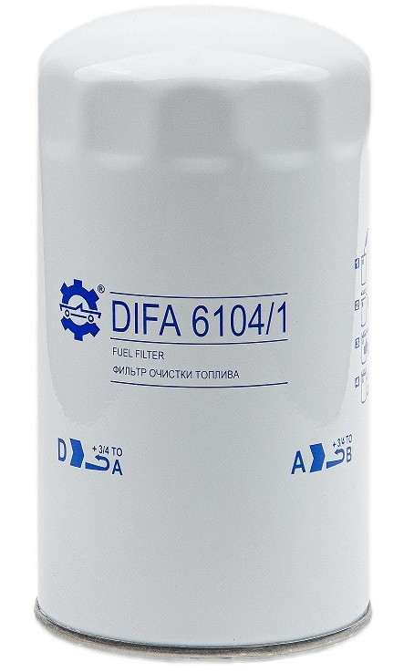 Фильтр топливный МАЗ ЯМЗ EURO 2,3 МТЗ-3522/952.4 (KC75) DIFA 6104/1 (218*93*М18*1,5)