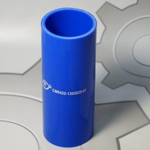 Патрубок d-60 L=180 нижний прямой СИЛИКОНОВЫЙ 4 слоя ткан.армир. СПЕЦМАШ 6422-1303025-01