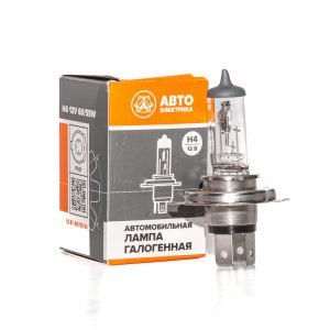 Автолампа Н4 12В галогенная 12-60/55 P43t AVTOELECTRICA