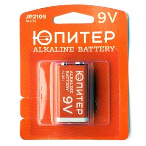 Батарейка 6LR61 9V alkaline 1шт. ЮПИТЕР JP2105