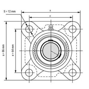 Подшипник UCF 204 (20*86*33.3) CRAFT