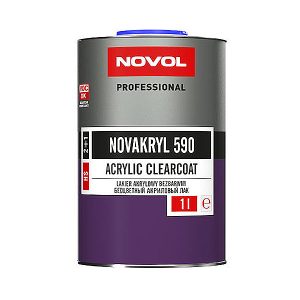 Лак бесцветный акриловый Novacryl 590 HS 1,0л (Scratch Resist 2+1) 38091