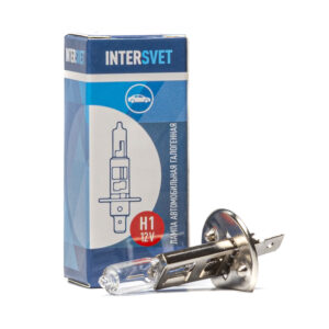 Автолампа галогенная H1, 12 В, 55 Вт, P14.5S INTERSVET H1 12-55 /РФ
