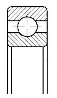 Подшипник 16100 2RS (7000100 2RS) (10*28*8)CRAFT