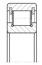 Подшипник 102306 (NCL 306) (30*72*19)CRAFT