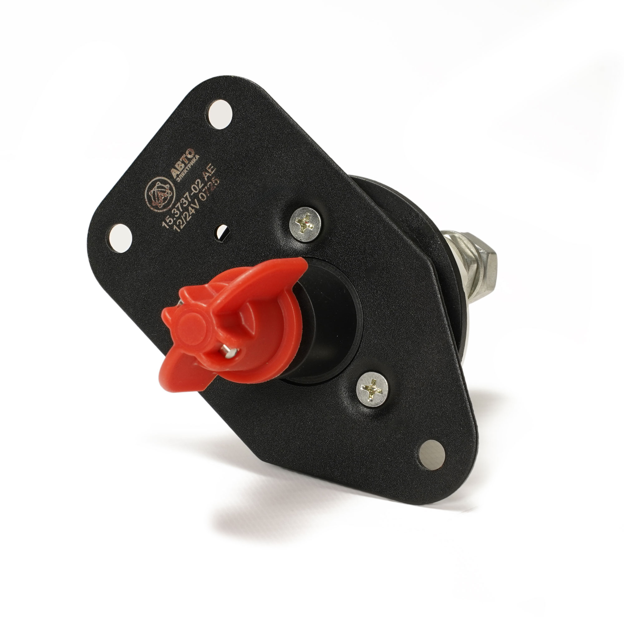 Выключатель массы ручной МТЗ 12/24В 50А 2-х контакт. (ан. 1212.3737-04) AVTOELECTRICA 15.3737-02 AE — изображение 3