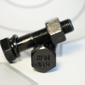Болт М12*1,25*50 карданный + гайка, гровер (АЗОТИРОВАННАЯ СТАЛЬ)  СПЕЦМАШ 371264-250688-0