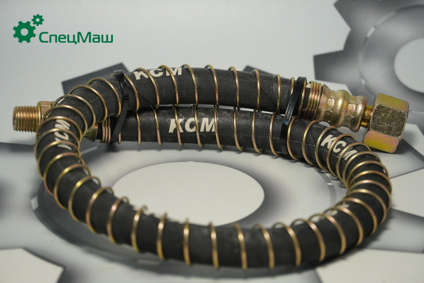Шланг тормозной L=800 Г24/Ш14 к тормозным камерам СПЕЦМАШ 514-3506094