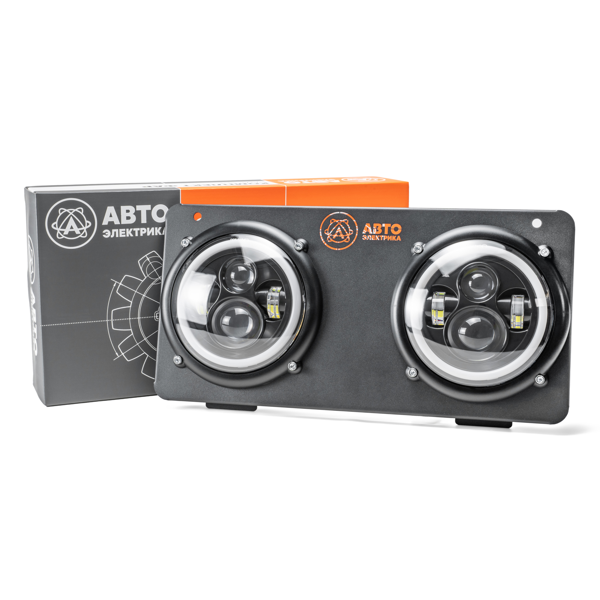 Комплект фар светодиодных круглых для замены штатных фар ФГ308 AVTOELECTRICA FG308-RD-SET-LED AE — изображение 2