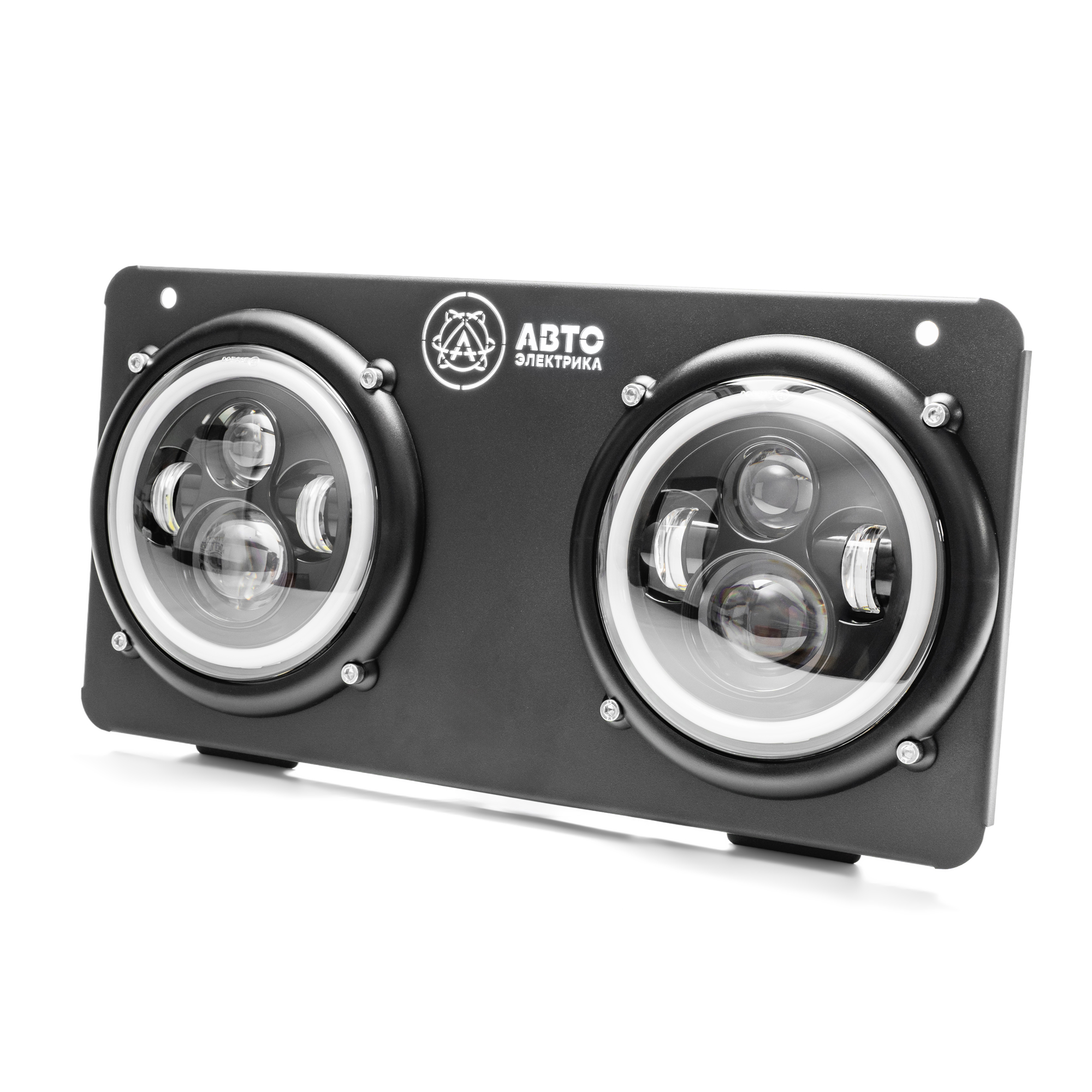 Комплект фар светодиодных круглых для замены штатных фар ФГ308 AVTOELECTRICA FG308-RD-SET-LED AE