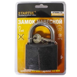 Замок навесной 75мм STARTUL STANDART ST9084-75