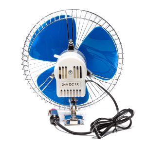 Вентилятор кабины автон. 8 дюймов, диаметр 203215 мм,унив.(кронштейн-прищепка) АВТОИМПУЛЬС 8048-24V