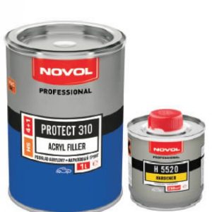 Акриловый грунт Protect 310 HS 1 л,серый(4+1) 37111