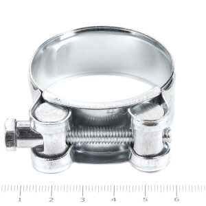 Хомут металлорукава D-40 (40-43) силовой одноболт. ширина 20 W1 HIMPT /РФ