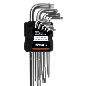 Набор ключей шестигранных, 9 предм. Torx БелАК БАК.07055