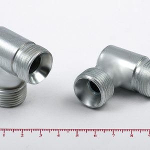 Штуцер соединительный для РВД угловой (М22*1,5-М22*1,5) 27/27 /РФ