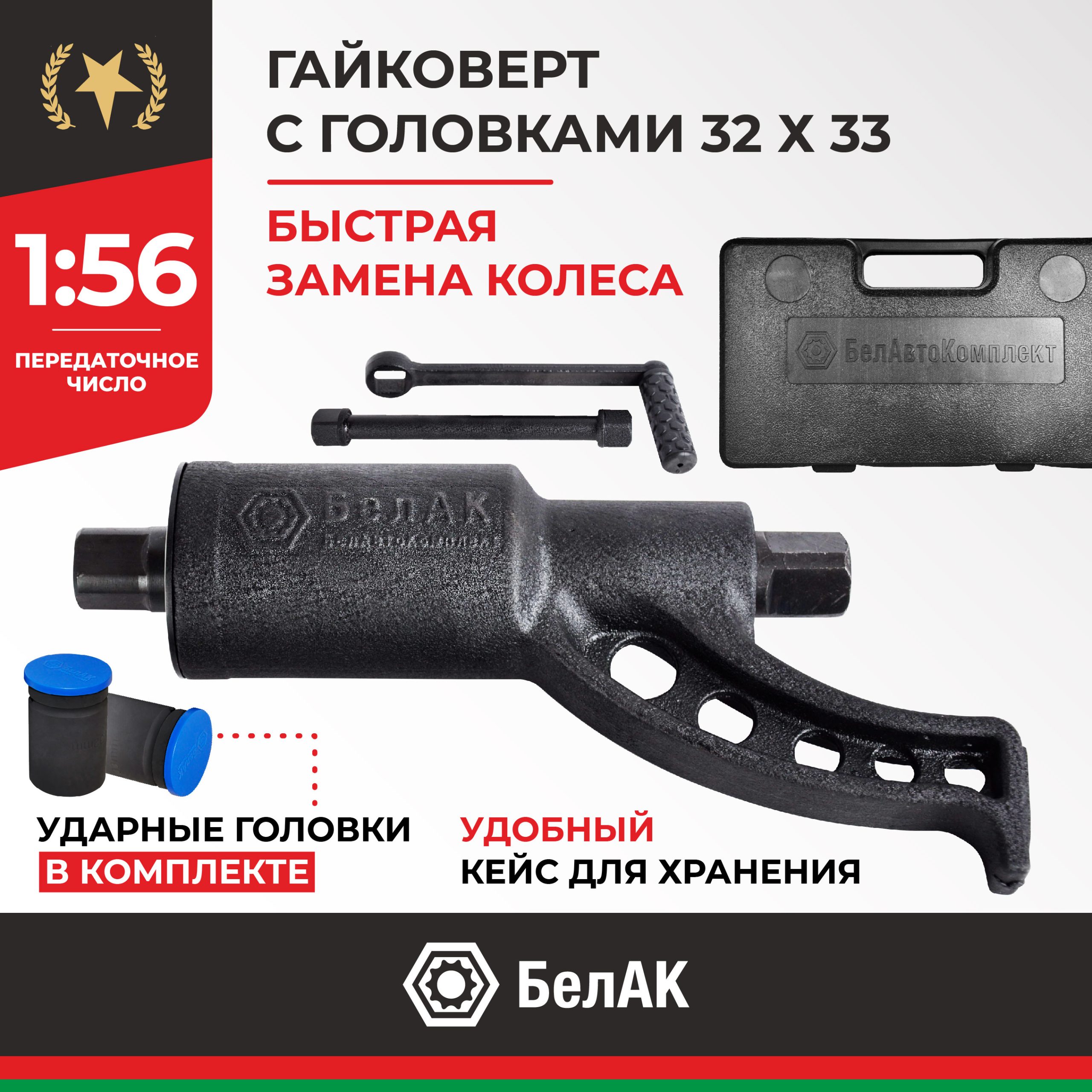 Гайковерт 32*33 мм. БелАК БАК.00017