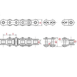 Цепь ПР 25,4 (16В-1) (К.5)