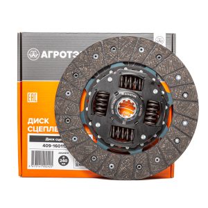 Диск сцепления ведомый, ГАЗ, УАЗ, d=240мм АГРОТЭК 409-1601130 AE /Пост713-0%