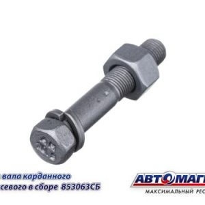 Болт М14*1,5*40 УПАКОВКА 40 ШТ карданный в сборе + гайка, гровер АВТОМАГНАТ 853063СБ