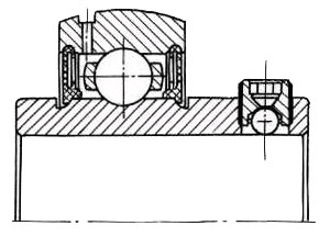 Подшипник UC 205 (480205) (25*52*17/34) CRAFT