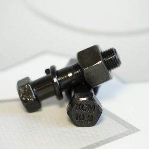 Болт М10*1*40 мм карданный + гайка, гровер (АЗОТИРОВАННАЯ СТАЛЬ) СПЕЦМАШ 371264-250688