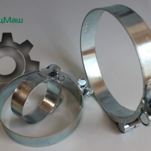 Хомут металлорукава D-60 (60-63) УПАКОВКА 10 шт стяжной силовой СПЕЦМАШ ХОМ МЕТ-60