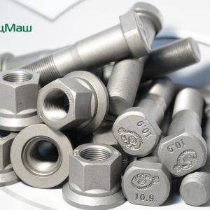 Болт М22*1,5*105 + гайка М22*1,5 УПАКОВКА 10шт. задней ступицы Евро СПЕЦМАШ 54321-3104050-РК