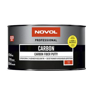 Шпатлевка с углеволокном лёгкая термостойкая Carbon NOVOL 1,0л 91435 /Пост713-23,79%